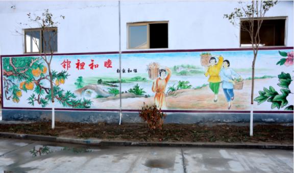 弥渡乡镇文化墙 乡风文明焕发新活力