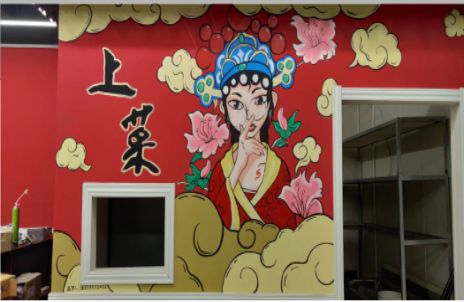 弥渡墙体彩绘的发展和应用